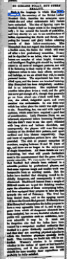 Southern Echo 9 January 1895 — No Girls' Folly, But Stern Reality